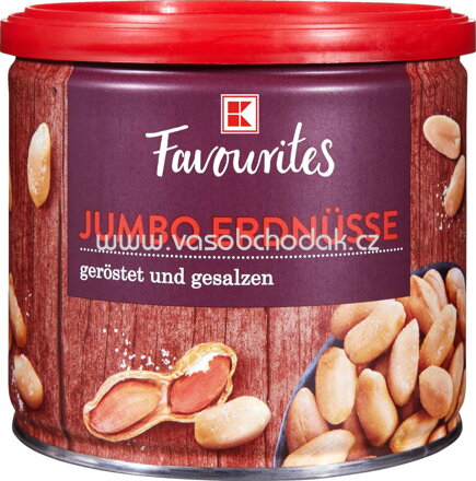 K-Favourites Jumbo Erdnüsse, geröstet und gesalzen, 200g