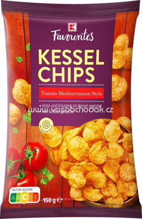 K-Favourites Kessel Chips Tomato Mediterranean Style, 150g