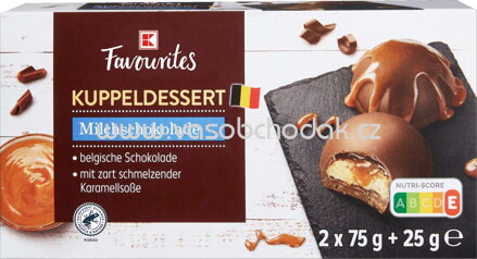 K-Favourites Kuppeldessert Milchschokolade, 2x75g