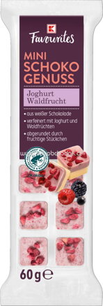 K-Favourites Mini Schokogenuss Joghurt Waldfrucht, 60g