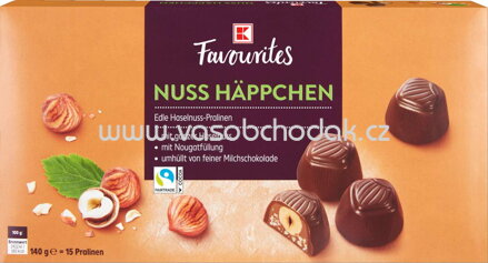 K-Favourites Nuss Häppchen, 140g