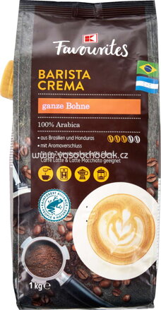 K-Favourites Barista Crema, ganze Bohne, 1 kg