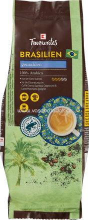 K-Favourites Brasilien, gemahlen, 250g