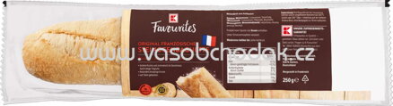 K-Favourites Original Französisches Steinofenbaguette Weizen, 250g