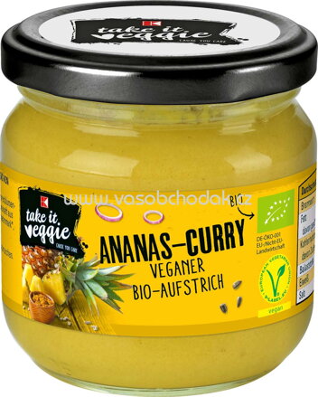 K-Take it Veggie Aufstrich Ananas Curry, 180g