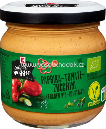 K-Take it Veggie Aufstrich Paprika Tomate Zucchini, 180g