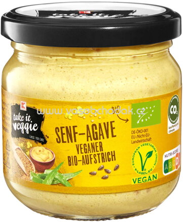 K-Take it Veggie Aufstrich Senf Agave, 180g