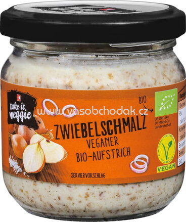 K-Take it Veggie Aufstrich Zwiebelschmalz, 150g