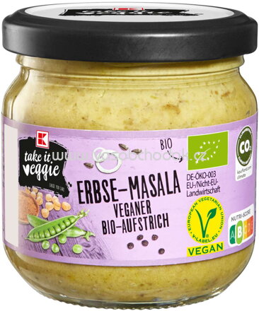 K-Take it Veggie Aufstrich Erbse-Masala, 180g