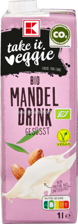 K-Take it Veggie Mandel Drink, gesüsst, 1l