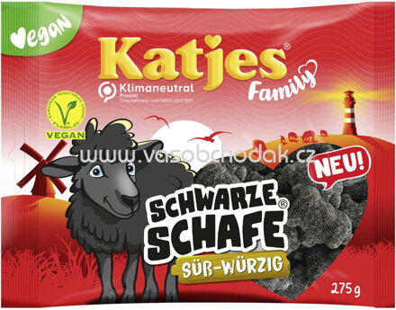 Katjes Family Schwarze Schafe süß-würzig, 250g