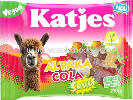 Katjes Al Paka Cola Sauer, 210g