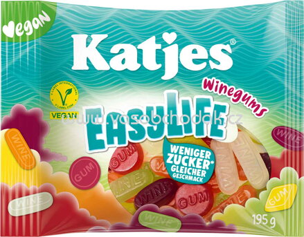 Katjes EasyLife Winegums, 195g