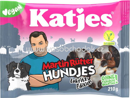 Katjes Martin Rütter Hundjes Lakritz-Edition, 210g