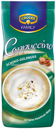 Krüger Cappuccino Schoko-Goldnuss, 500g