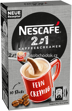 Nescafé 2in1 Kaffee & Creamer, 10x8g, 80g