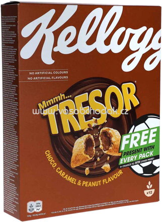Kellogg's Tresor Choco, Caramel & Peanut, 375g