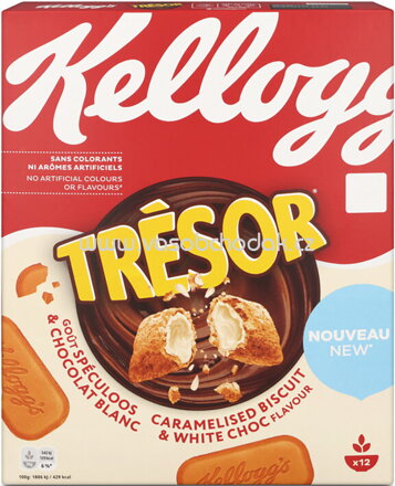 Kellogg's Tresor Caramelised Biscuit & White Choc, 375g