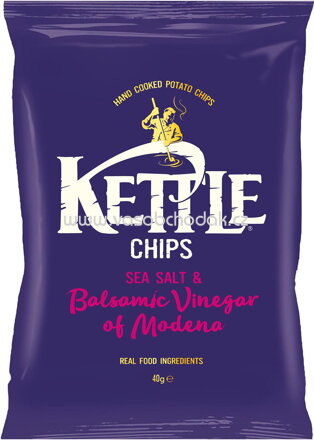 Kettle Chips Sea Salt & Balsamic Vinegar of Modena, 40g