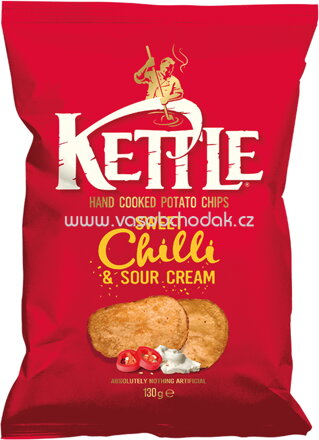 Kettle Chips Sweet Chilli & Sour Cream, 130g