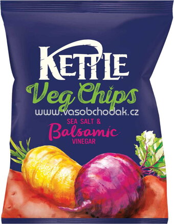 Kettle Veg Chips Sea Salt & Balsamic Vinegar of Modena, 100g