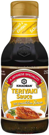 Kikkoman Teriyaki Sauce mit geröstetem Sesam, 250 ml