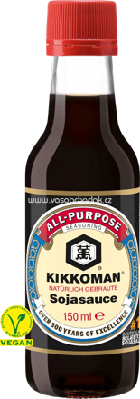 Kikkoman Natürlich Gebraute Sojasauce Flasche, 150 ml