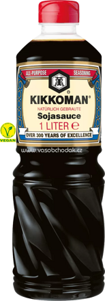 Kikkoman Natürlich Gebraute Sojasauce, 1l