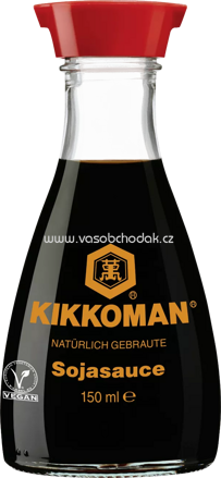 Kikkoman Natürlich Gebraute Sojasauce Karaffe, 150 ml