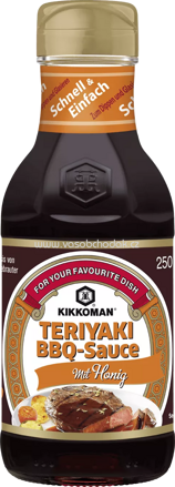 Kikkoman Teriyaki Barbecuesauce Honig, 250 ml