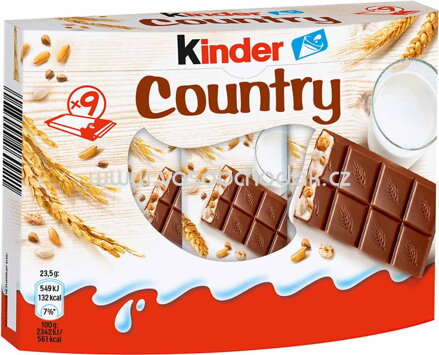 Kinder Country, 9 St, 211,5g