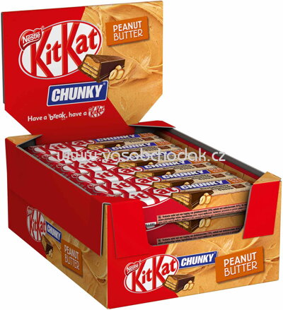 KitKat Chunky Peanut Butter, 24x42g, 1008g