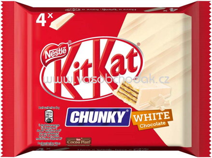 KitKat Chunky White Chocolate, 4x40g, 160g