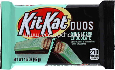 KitKat Duos Mint & Dark Chocolate, 42g