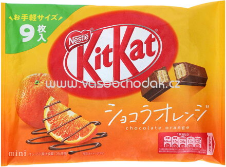 KitKat Orange Mini, 9 St, 104g