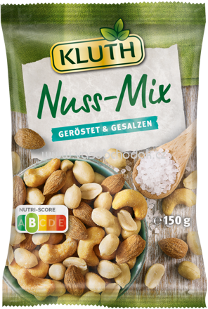 Kluth Nuss Mix, geröstet & gesalzen, 150g