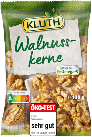 Kluth Walnusskerne, 100g