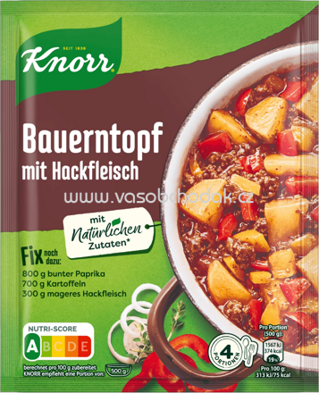 Knorr Fix Familien Bauerntopf mit Hackfleisch, 1 St