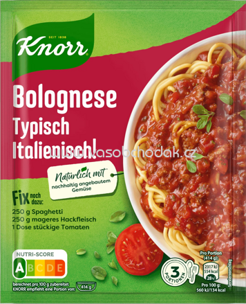 Knorr Fix Nudelgerichte Bolognese Typisch Italienisch, 1 St