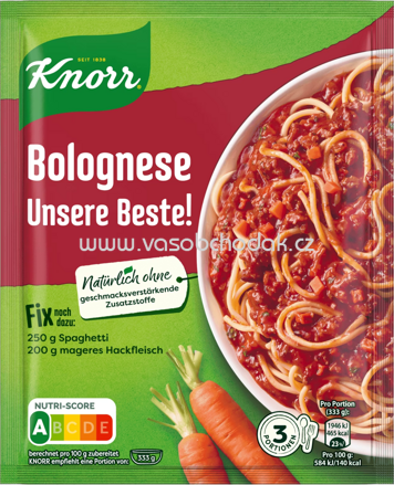 Knorr Fix Nudelgerichte Bolognese Unsere Beste!, 1 St