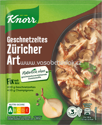 Knorr Fix Schnitzelgerichte Geschnetzeltes Züricher Art, 1 St