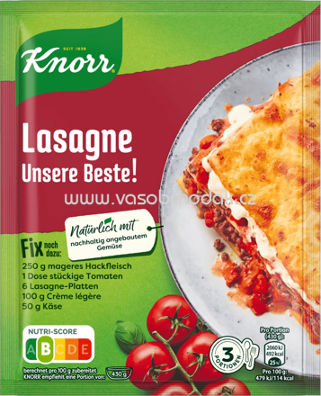 Knorr Fix Nudelgerichte Lasagne Unsere Beste!, 1 St