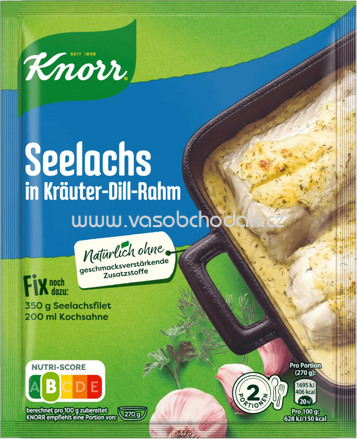 Knorr Fix Fischgerichte Seelachs in Kräuter Dill Rahm, 1 St