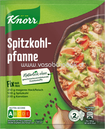 Knorr Fix Gemüsegerichte Spitzkohl Pfanne, 1 St