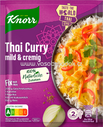 Knorr Fix Thai Curry mild & cremig, 1 St