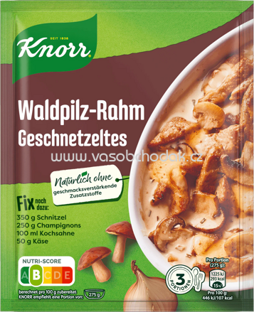 Knorr Fix Schnitzelgerichte Waldpilz Rahm Geschnetzeltes, 1 St