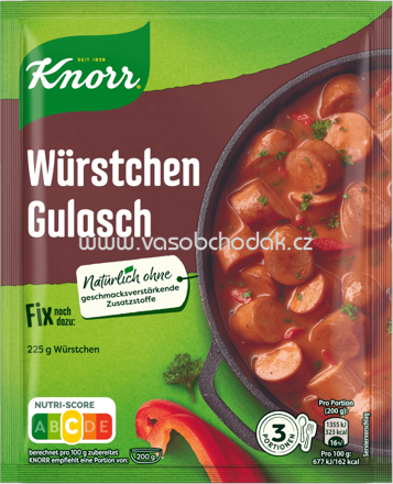 Knorr Fix Fleischgerichte Würstchen Gulasch, 1 St