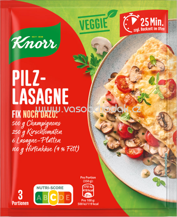 Knorr Fix Pilz Lasagne, 1 St
