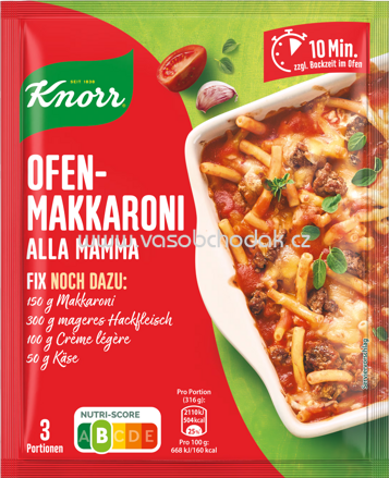 Knorr Fix Ofen Makkaroni alla Mamma, 1 St