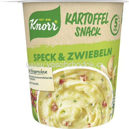 Knorr Kartoffel Snack Speck & Zwiebeln, Becher, 58g